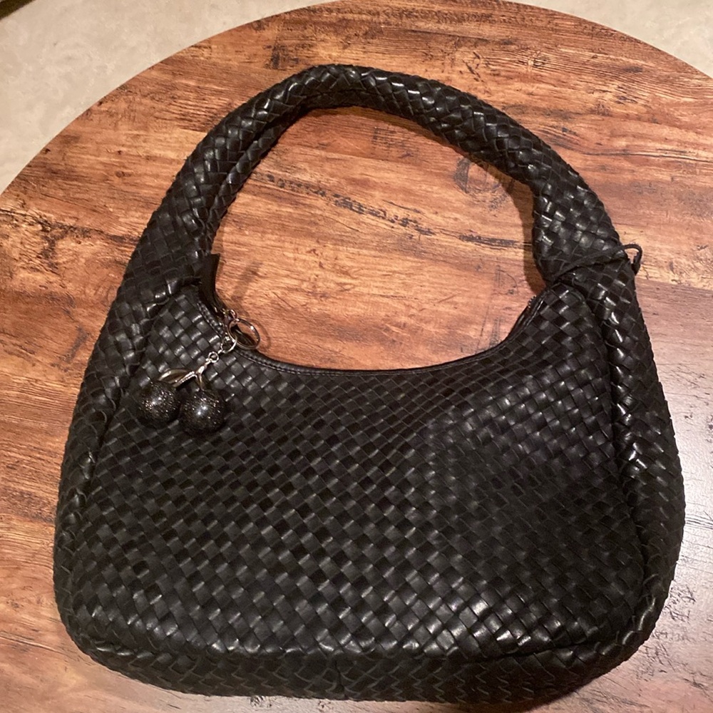 Made in india woven leather  bag